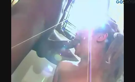 Asian Girl Gives Blowjob and Expands Ass for Interracial Fucking