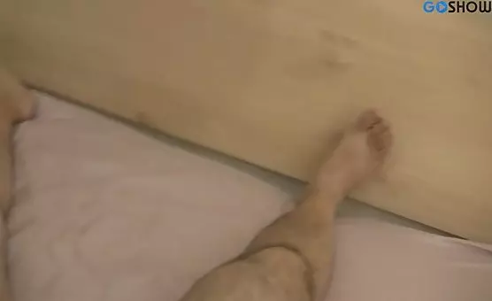 Erotic Smile Smiling Asian Couple Enjoy Passionate Naked Lovemaking